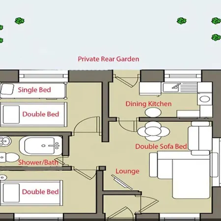 Fieldside View Sleeps 7 Village Near Whitby Sleights